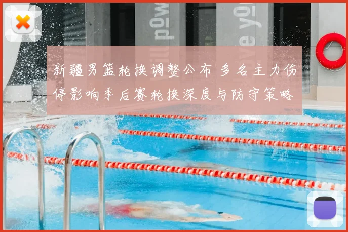 新疆男篮轮换调整公布 多名主力伤停影响季后赛轮换深度与防守策略布置